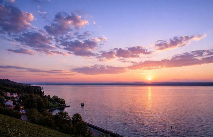 Gruppenhäuser am Bodensee