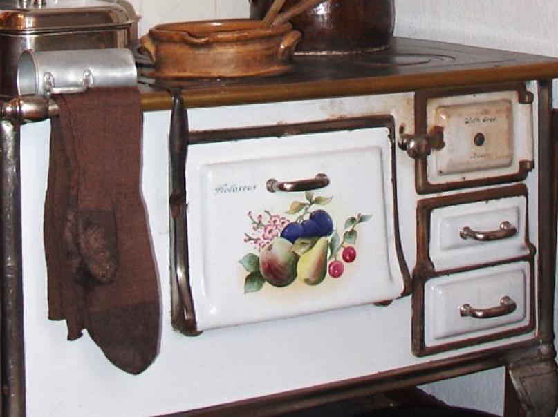 Biebergrund-Museum. Eine Küche aus dem frühen 20. Jahrhundert