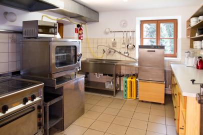 Selbstversorger Hütte Berghof am Hochkönig - vollausgestattete Küche