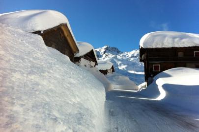 Tschamut-Sedrun, eines der schneesichersten Dörfer der Schweiz :)