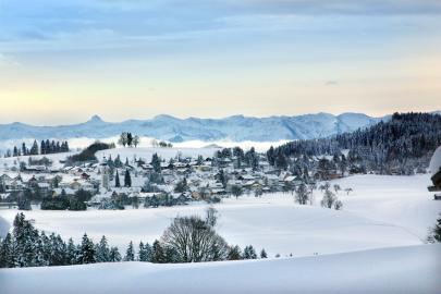 Freizeithaus Allmannsried - Ausblick im Winter