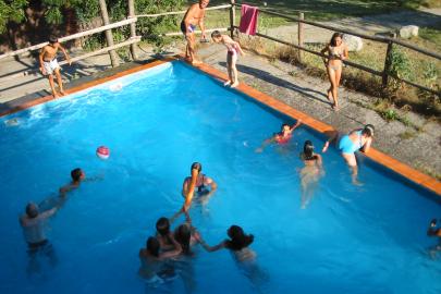 Im Sommer ein Muss: Spass und Erfrischung im Freischwimmbad.