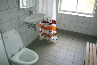 Behindertengerechte Dusche und WC