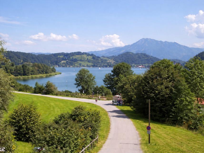 Blick von Haus auf den Großen Alpsee