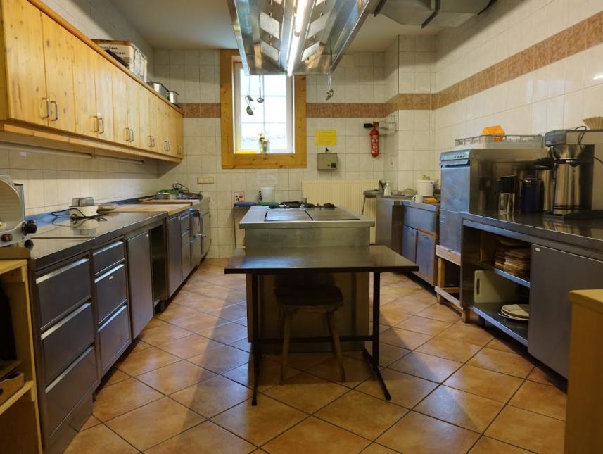 Gut ausgestattete Gastroküche