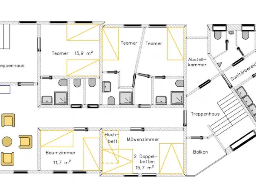 Grundriss Obergeschoss