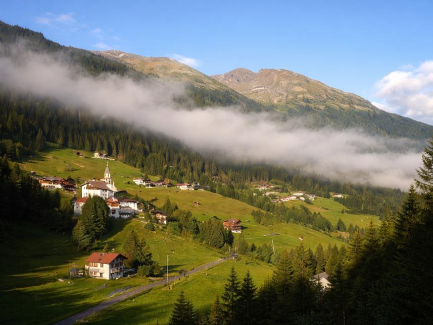 Aussicht vom Haus Tyrol nach Zaunhof