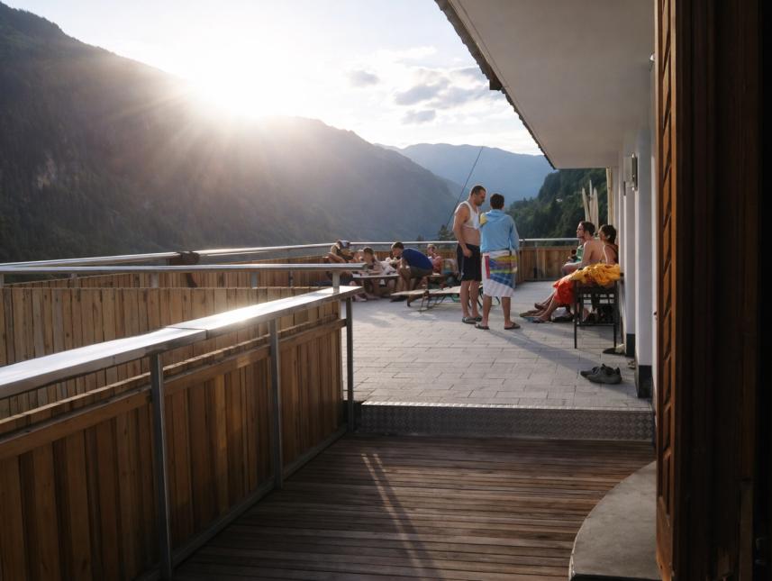 über 100 m² Sonnenterrasse