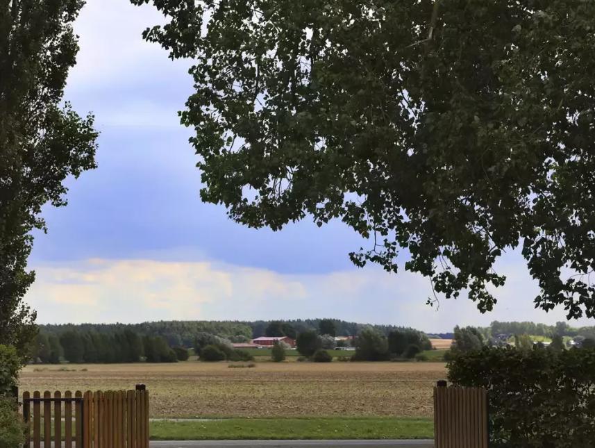 Die Aussicht in die herrliche Landschaft der Mecklenburgischen Ostseeküste.