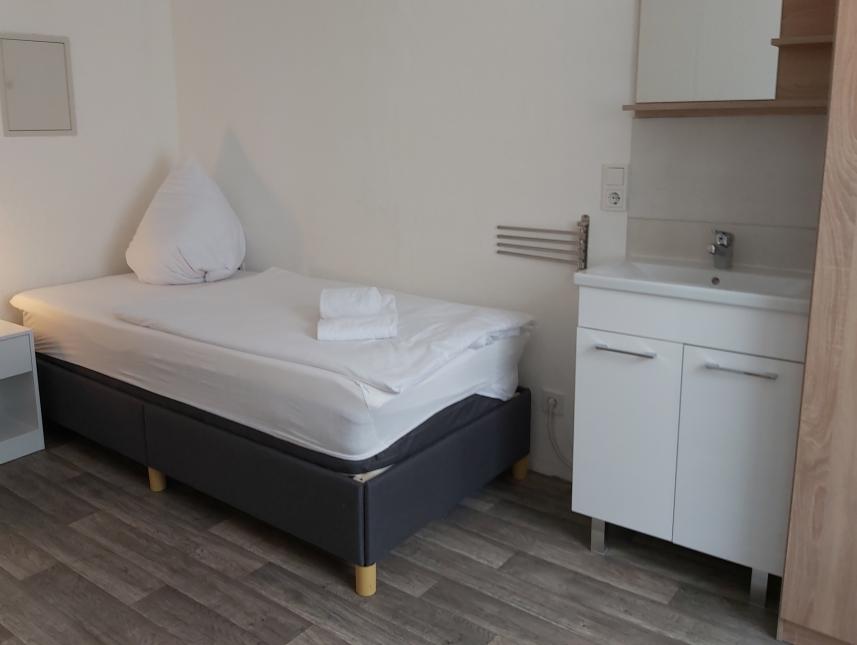 Ferienhaus L, Schlafzimmer 1