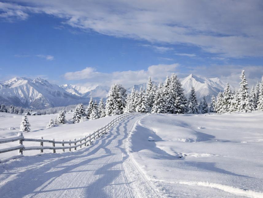 Langlaufloipe an der Rodenecker Alm