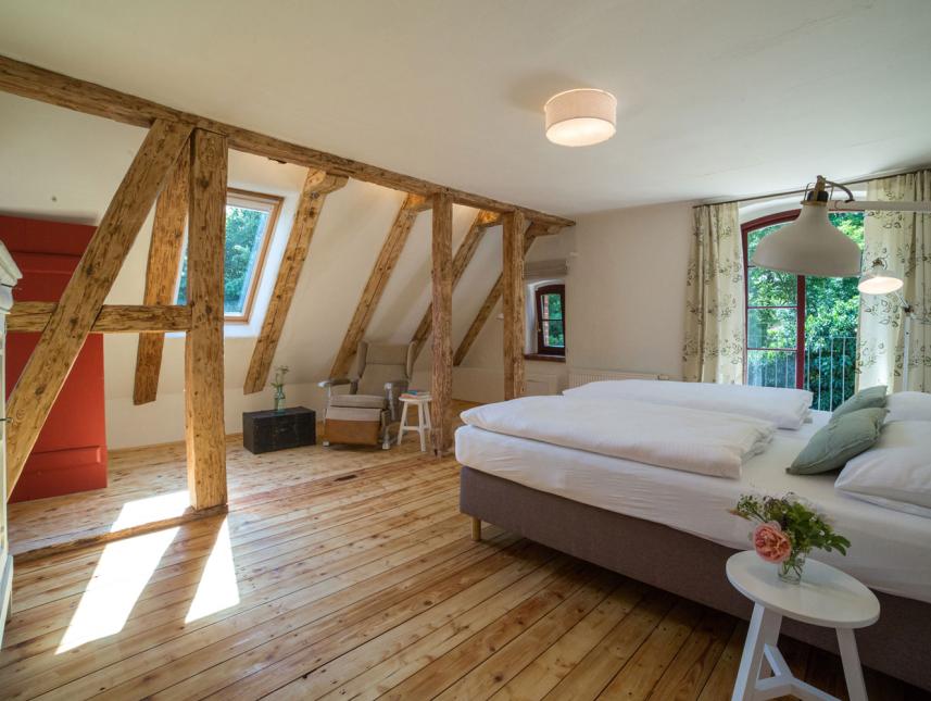 Insgesamt 10 liebevoll eingerichtete Zimmer.