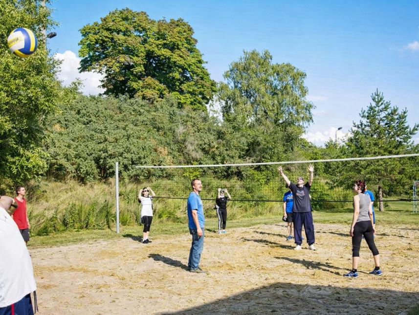 Volleyball im Freien