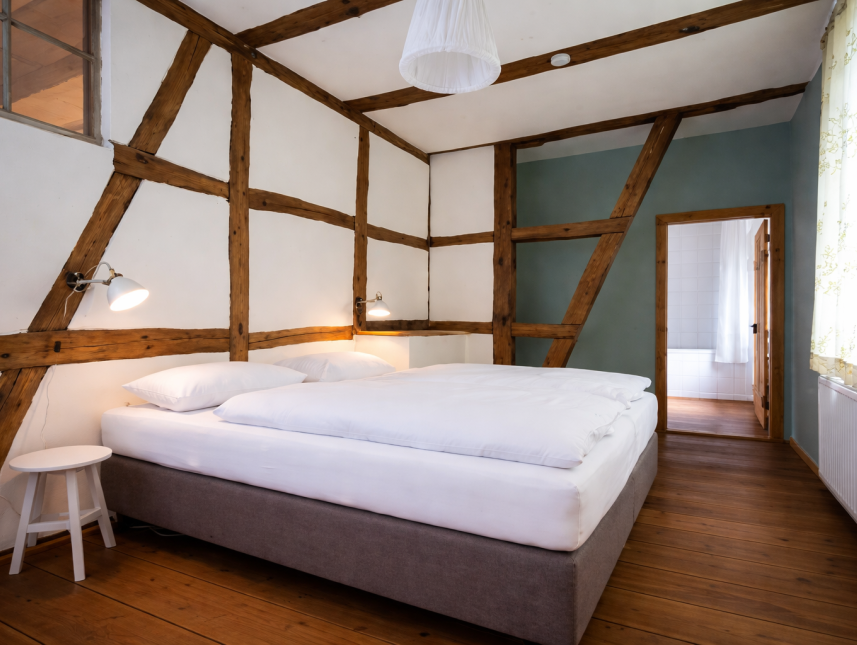 Insgesamt 10 liebevoll eingerichtete Zimmer.