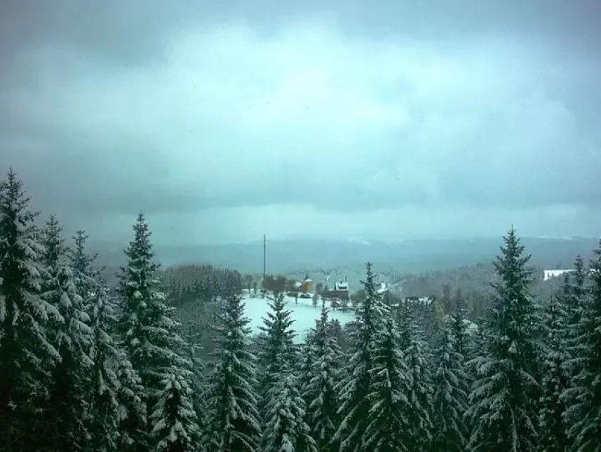 Winterpanorama vom Haus