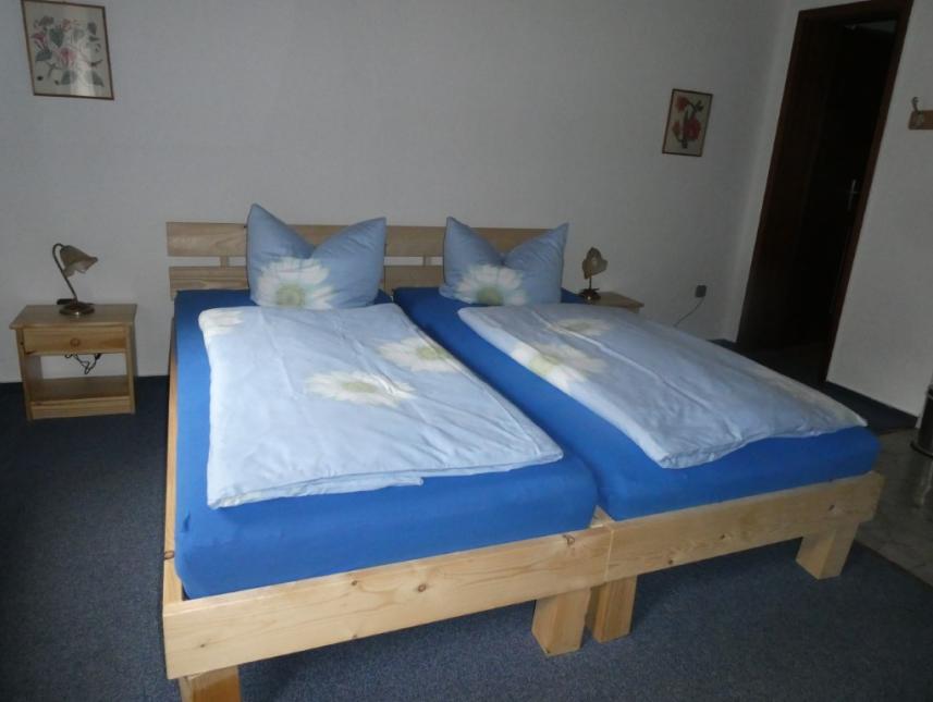 Hier kann man gut schlafen...alle Doppelzimmer mit Dusche und WC