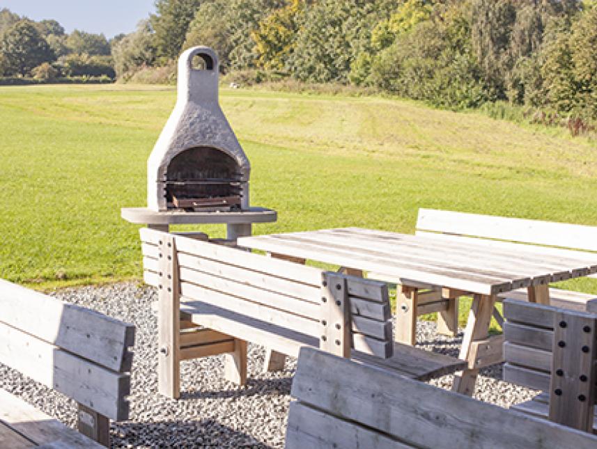 Terrasse mit Grillmöglichkeit