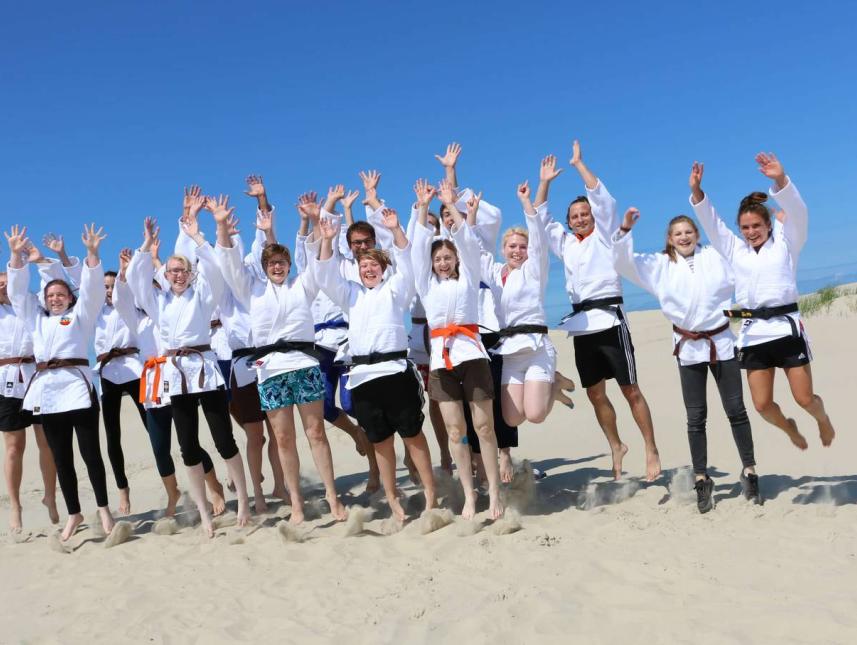Trainingscamp am Strand