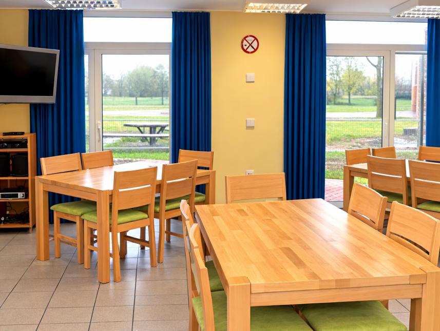 Einer von zwei Frühstücks- und Gruppenräumen