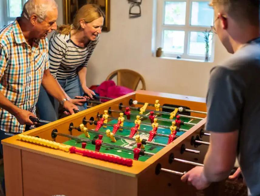 Eine Runde kickern