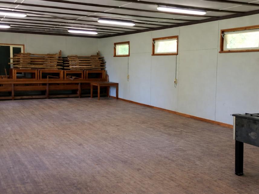  "Liegehalle" für Gemeinschaftsveranstaltungen