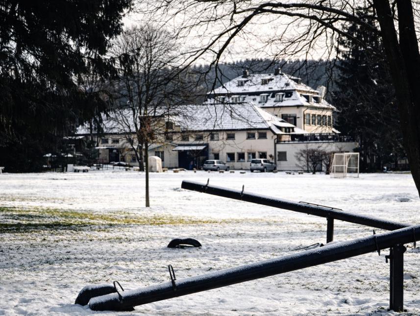 Spielgelände Winter