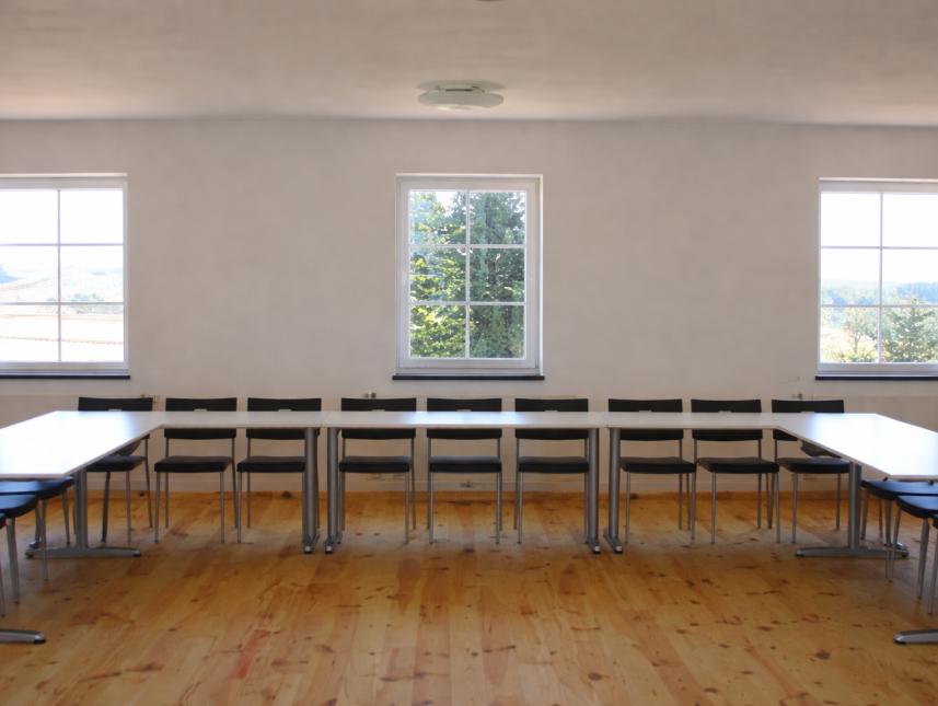 Seminarraum für Yoga, Meditation, Chorprobe usw.