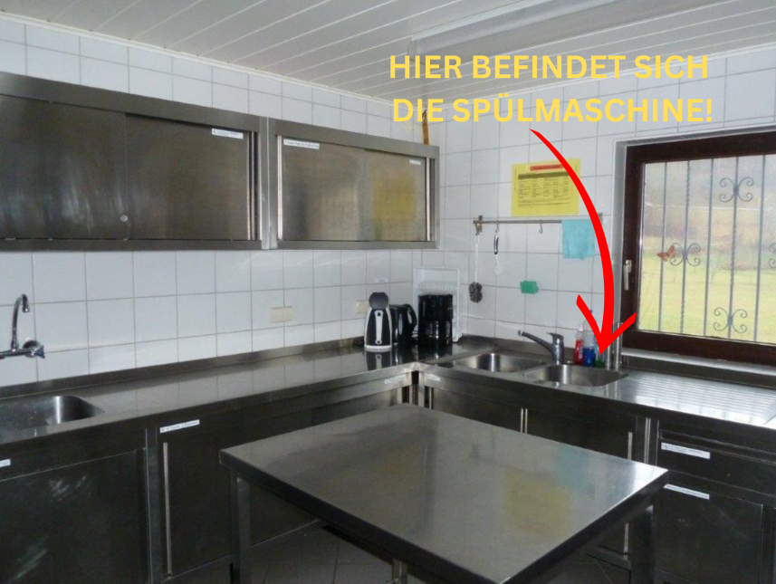 Küche mit Spülmaschine