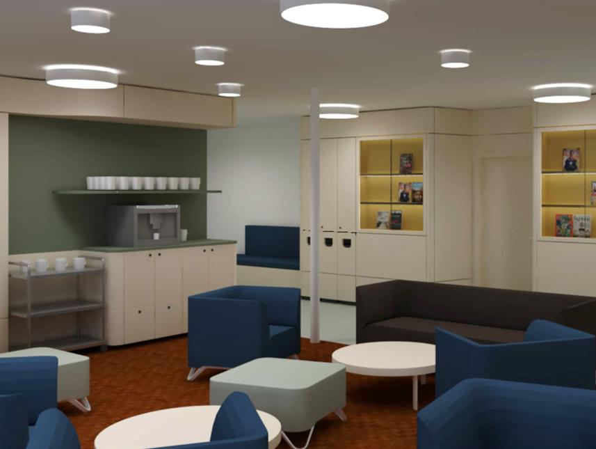Begegnunsbereich mit Kaffeebar ab September 2025