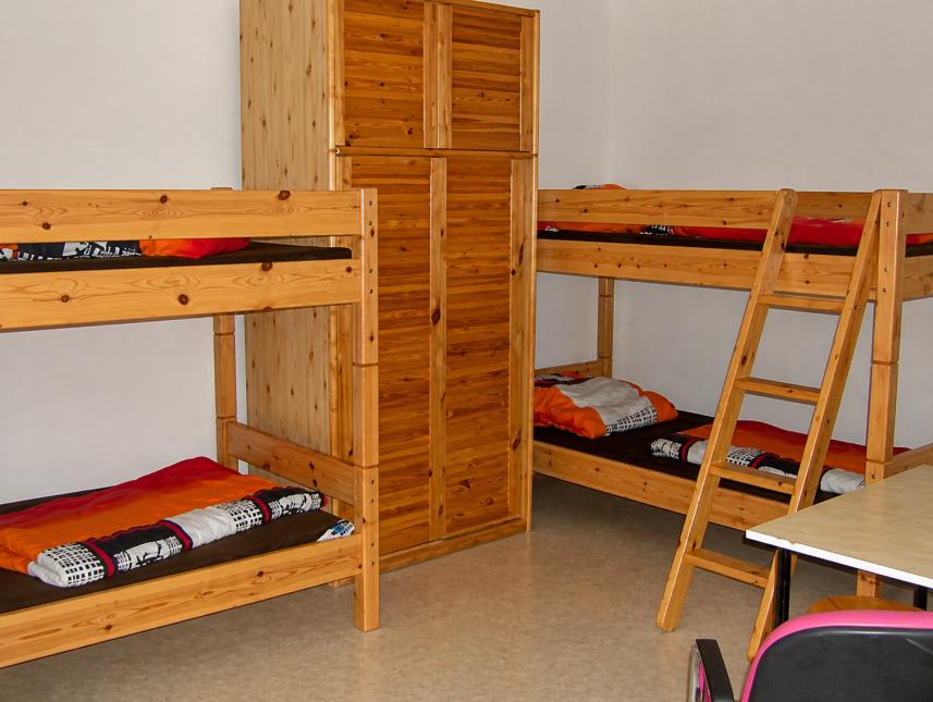 ein weiteres Vierbettzimmer