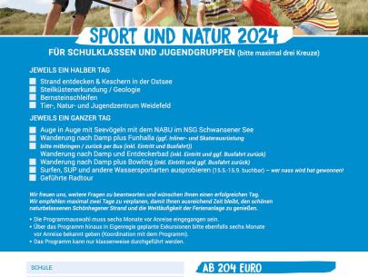 Programmpaket Sport & Natur