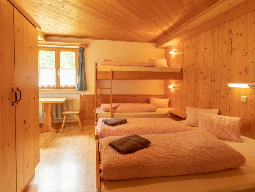 Mehrbett Komfortzimmer  für 2 bis 4 Personen 