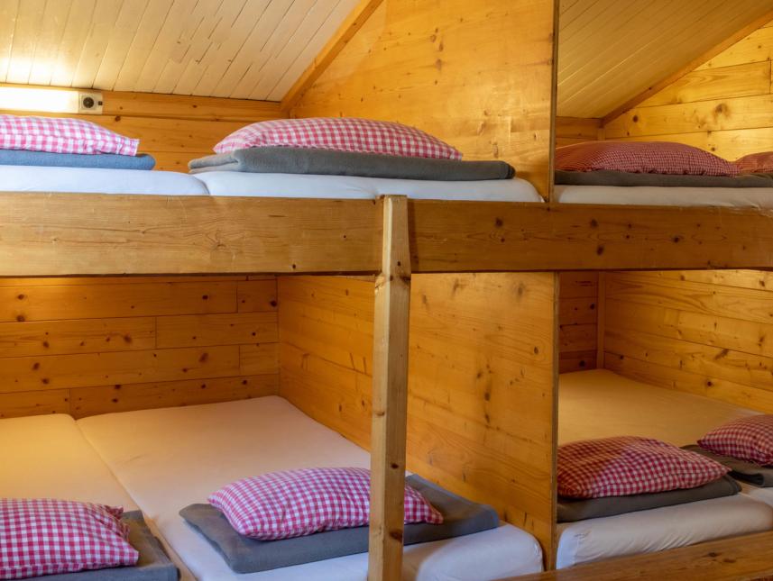 Hüttenlager - ideal für Schul- und Sportcamps