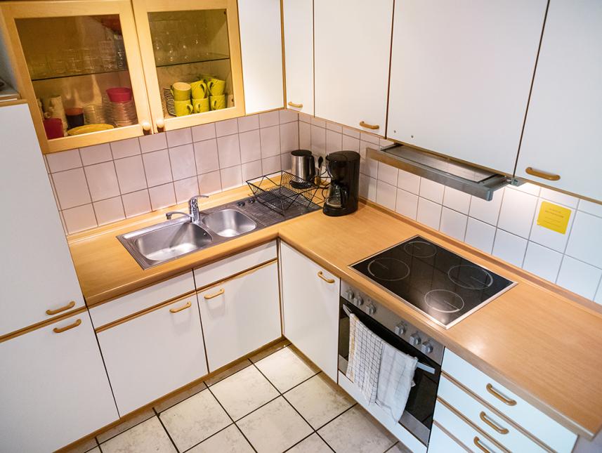 Küche einer Ferienwohnung