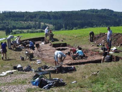 Grabungscamp im Archäologischen Landschaftspark Nettersheim