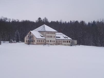 Forsthaus Sayda im Winter