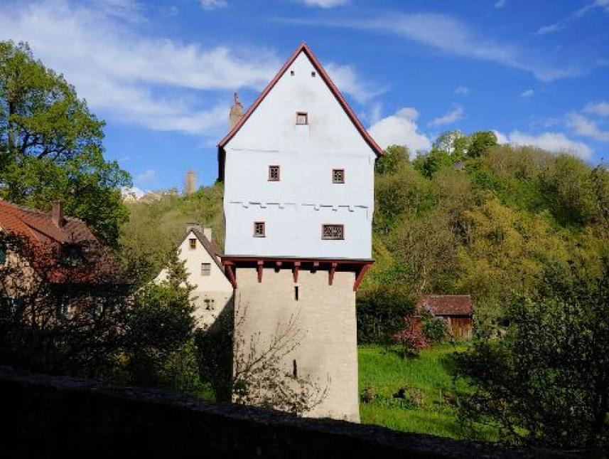 Das Topplerschlösschen gegenüber der Fuchsmühle