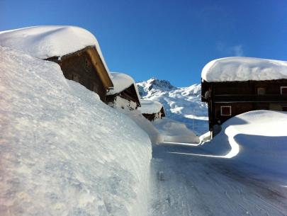Tschamut-Sedrun, eines der schneesichersten Dörfer der Schweiz :)