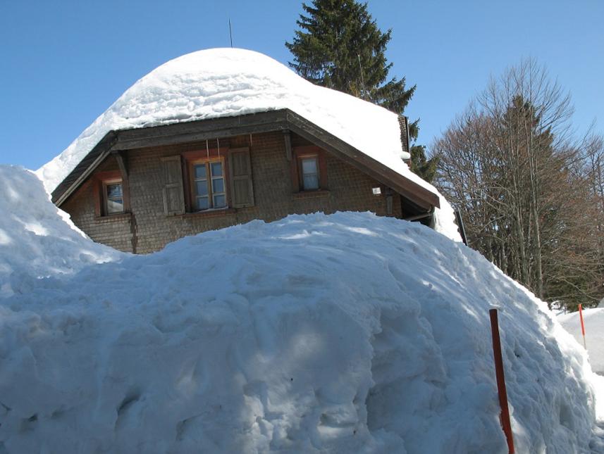 Haus im Winter