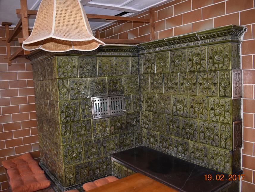 Kachelofen in der Stube