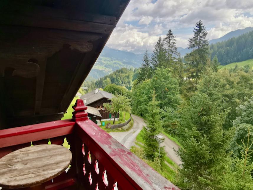 Bergblick vom Balkon