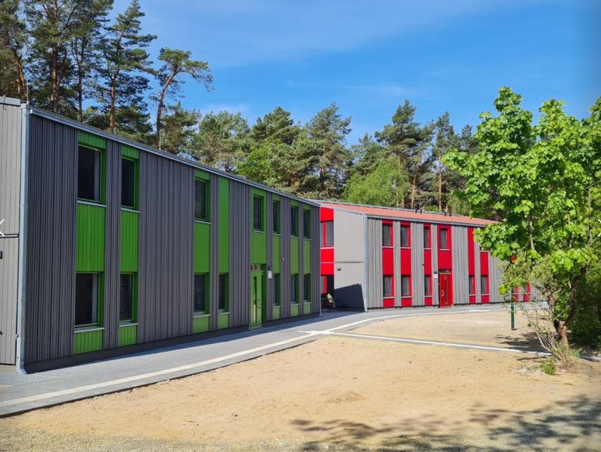 Waldhütte und Fuchsbau