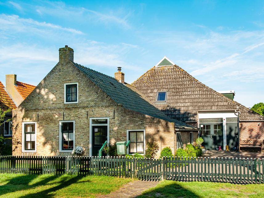 Das Gruppenhaus Hof 7 auf der Insel Ameland