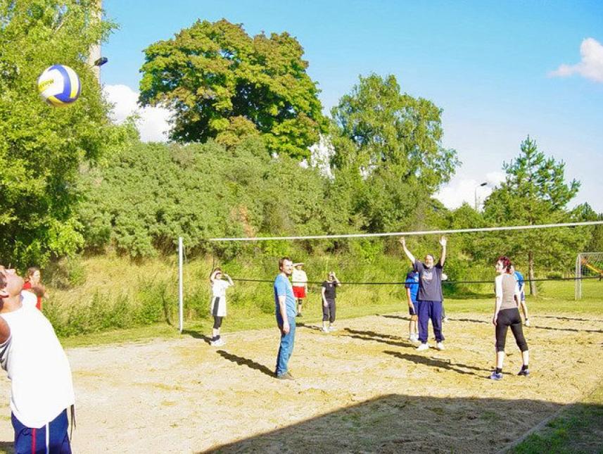 Volleyball im Freien