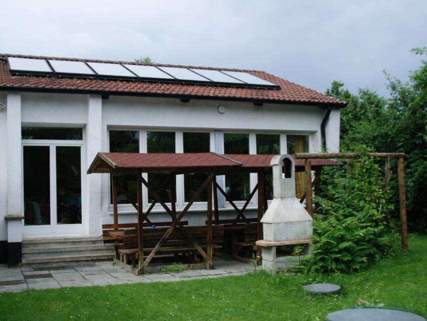 Sitzbereich mit Grill