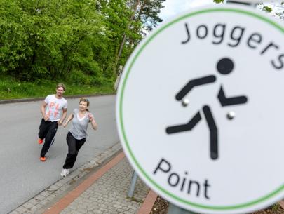 Joggers Point am Haus Neuland