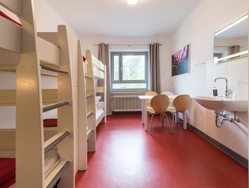 Vierbettzimmer im Roten Haus