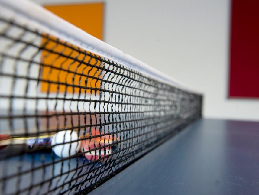 Tischtennisplatte im Haus Neuland