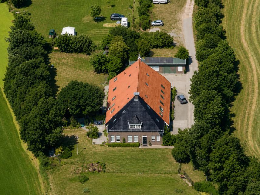 Luftaufnahme des Hauses