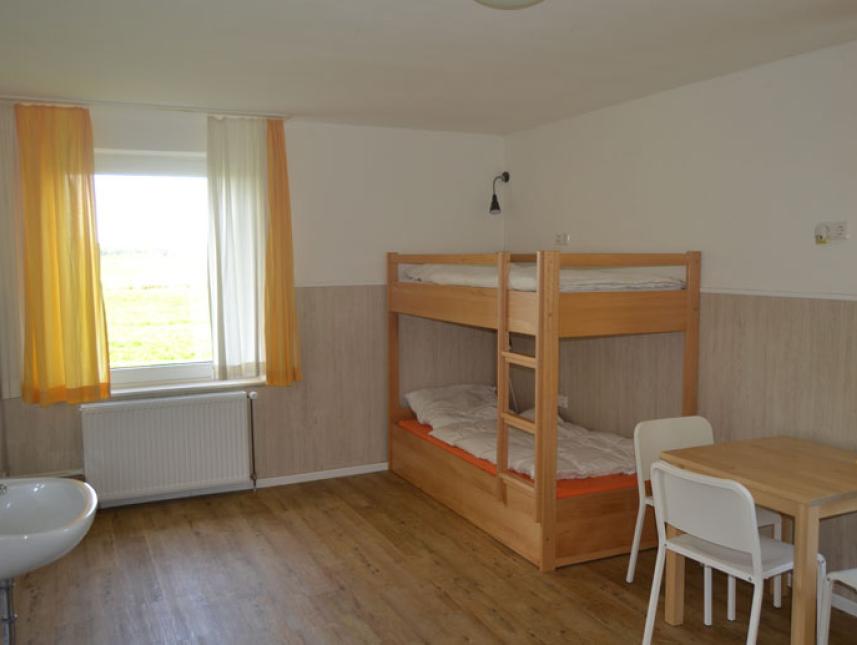 Schlafzimmer mit Etagenbett